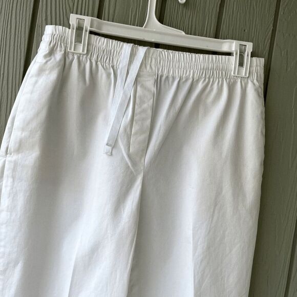 Theory White Easy Trouser Classic Chino Pants | Size Small - Picture 8 of 10